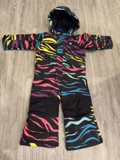 BURTON カラフルゼブラ柄 スキーウェア 2T BURTON カラフルゼブラ柄 スキーウェア 2T - メルカリ