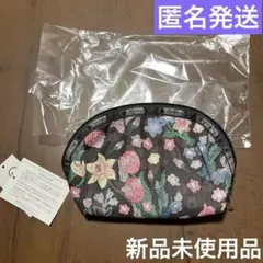 新品未使用品 レスポートサック　ポーチ　刺繍風　アイリスニードルポイント レスポ