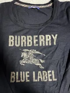 【BURBERRY】長袖/カットソー/ロンT (ネイビー)