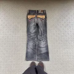 【希少】Y2K EDWIN フレアブラックデニム C-boy Vintage