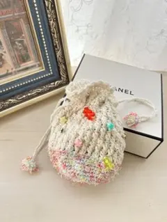 ハンドメイド　ミニ巾着袋④