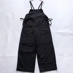 北欧暮らしの道具店 別注 fog linen work リネンサロペットブラック