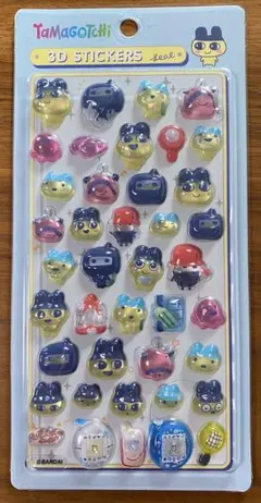 r*1様 たまごっち3Dステッカー　まめっち