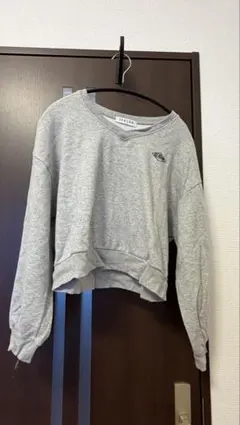 SEASON グレー クロップドスウェット