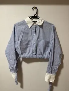 ZARA ストライプ　ブラウス