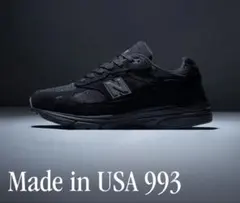 NewBalance 993 Triple Black（U993BL）26.5のサムネイル