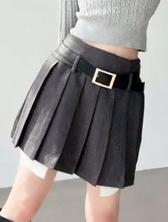 新品【RESEXXY】プリーツミニスカート(ミニスカショーパン)