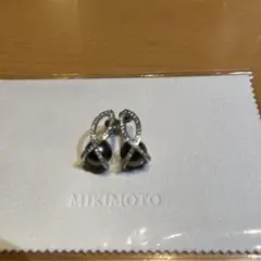 ミキモト黒蝶真珠ピアスのサムネイル