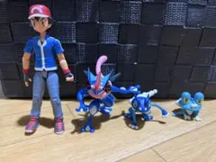 ポケットモンスター フィギュア サトシ ゲッコウガ ケロマツ セットのサムネイル