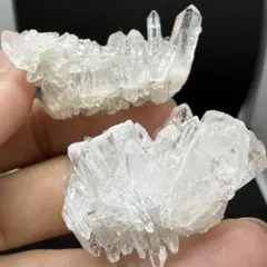 279 水晶クラスター 2点 風水 開運 鉱物 インテリア
