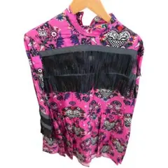【値下げ可】MSGM　フリンジワンピース　サイズ40のサムネイル