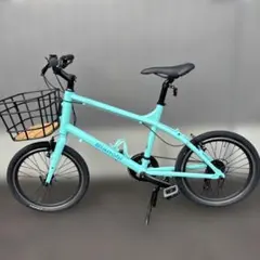 超美品Bianchi ビアンキ　レッコLecco ミニベロ チェレステ中谷美紀のサムネイル