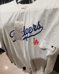 MLB Dodgers Tシャツ 新品 グレー