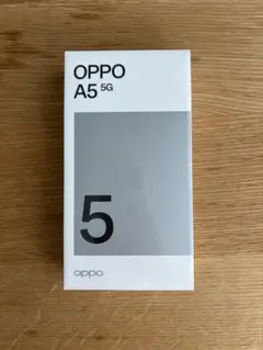 未開封・外箱シュリンク付き OPPO A5 5G本体 SIMフリー ホワイト①