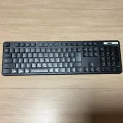ELECOM ワイヤレスキーボード 薄型 テンキー付き