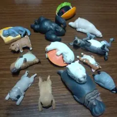 どうぶつうたた寝などフィギュアセット　どうぶつお昼寝　どうぶつやだ寝　しんどい寝
