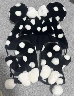 ミニーちゃんファンキャップミトンセット