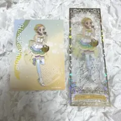 アイカツ プリパラ ホロ箔ロングクリアシート 特典 ブロマイド 新条ひなき