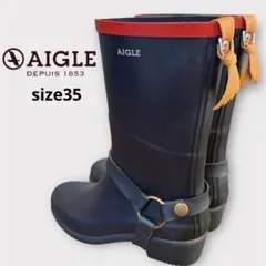 【AIGLE】エーグルラバーブーツ　ミスジュリー　レインブーツ　35 美品！