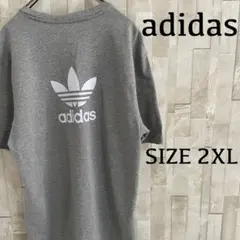 【美品】adidas originals半袖Tシャツ バックプリント 2XL