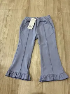 Samansa Mos2 Lagom 裾フリルフレアパンツ95cm値下げしましたのサムネイル