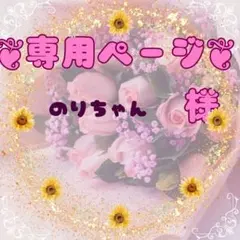 のりちゃん様専用ページ