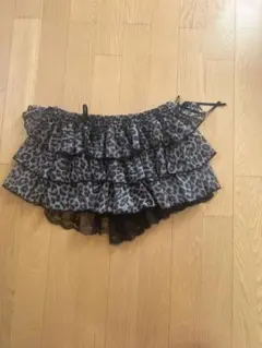 Y2K グランジ パンク キュロット スカパン ヒョウ柄 ギャル 平成