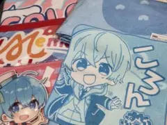 C92　ロロログフルカラータオル　4枚セット　白もち桜　ナツイロココロログ C92 ロロログフルカラータオル 4枚セット 白もち桜 ナツイロココロログ