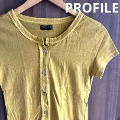 【便利◎】PROFILE プロフィール　ヘンリーネックTシャツのサムネイル