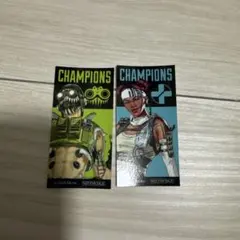 APEX Legendsエイペックス22カレー 特典シール　ステッカー2点セット