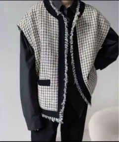 na.eナエ novel tweed vest ツイードベスト　ブラック na.eナエ novel tweed vest ツイードベスト ブラック 2025年最新】nae