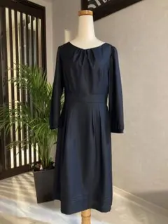 ワンピース　濃紺　sunauna スーナウーナ