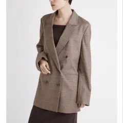 新品タグ付き FRAY I.D ダブルテーラードジャケット チェック柄