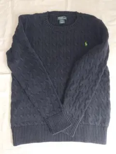 【Polo by Ralph Lauren】コットンケーブルニット(S)