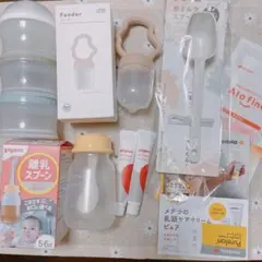 ベビー用品 まとめ売り pigeon リペアニプル 離乳スプーン フィーダーなど