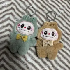 【大人気】ラブブ　ぬいぐるみストラップ　2個