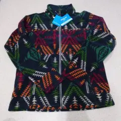 Columbia フリースジャケット 多色 幾何学模様