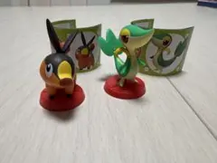 ポケモン チョコエッグ　旅立ちの3匹　ツタージャ　ポカブ