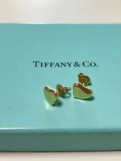 TIFFANY ティファニー K18 オープンハート ピアス 7512 - メルカリ