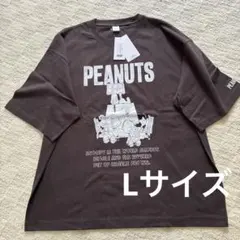PEANUTS スヌーピー Tシャツ ブラウン Lサイズのサムネイル