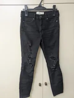 Abercrombie & Fitch スキニーデニム ブラック 26のサムネイル