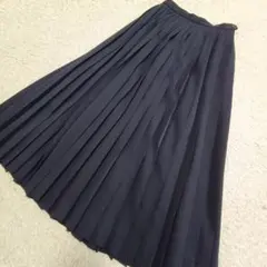 美品【エニィファム&ラルフローレン】ノーカラージャケット＆プリーツロングスカート