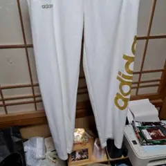 【おすぎ様専用】adidas ホワイト ジャージ ゴールドロゴ