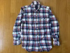 US直輸入！キッズネルシャツ　XL 150サイズ　アメリカ古着　GAP 赤　白