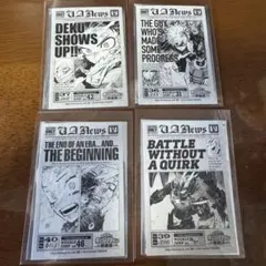 ヒロアカ原画展 入場特典 ステッカー 爆豪 緑谷 オールマイト