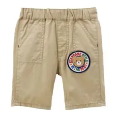 HOT BISCUITワッペン6分丈ハーフパンツ 80cm