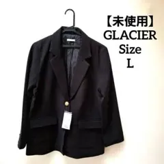 【未使用】GLACIER黒のテーラードジャケット