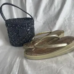 レディース草履バッグセット　振袖　成人式　袴　卒業式　前撮り