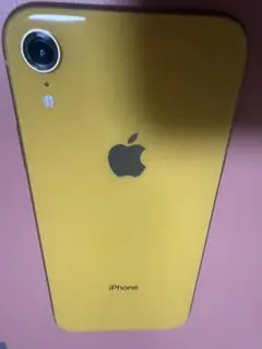 iPhone XR イエロー 64GB 画面割れあり　レンズ保護なし