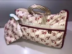 レスポートサックラージウィークエンダー花柄刺繍 ボストンバッグ 大きめ 旅行用